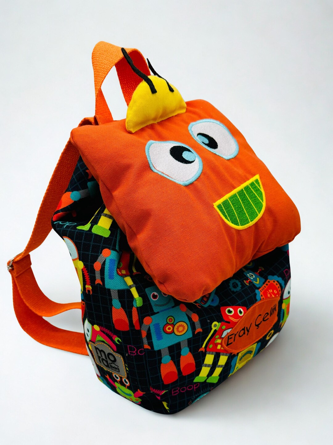 Robotboy Backpack Embroidered Robot Toddler Backpack, Personalized Kids Gift - Etsy