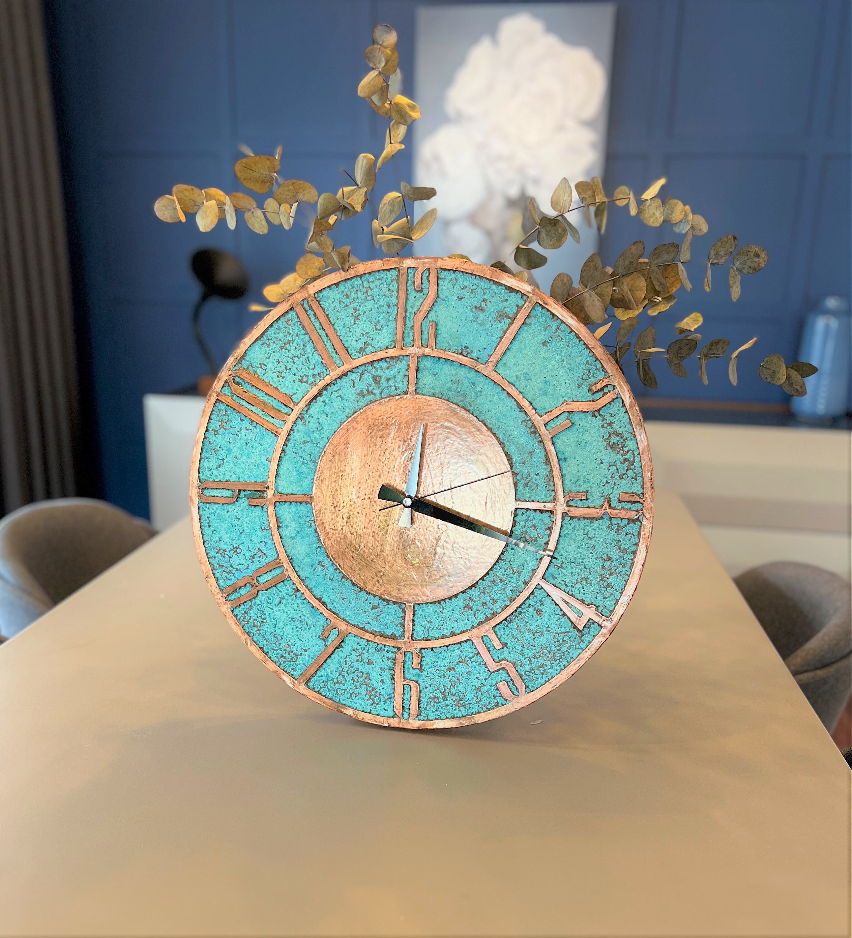 Wall Clock Modernwall Clock Kitchenwall Clocks Etsy