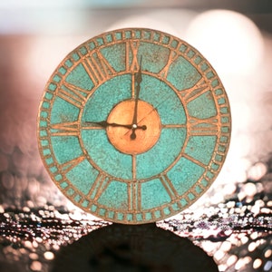 Copper Wall Clock, Wall Clock With Numbers, Oversize Wall Clock, Oversized Wall Clock, Wall Clock Unique, Wall Clock, Large Clock