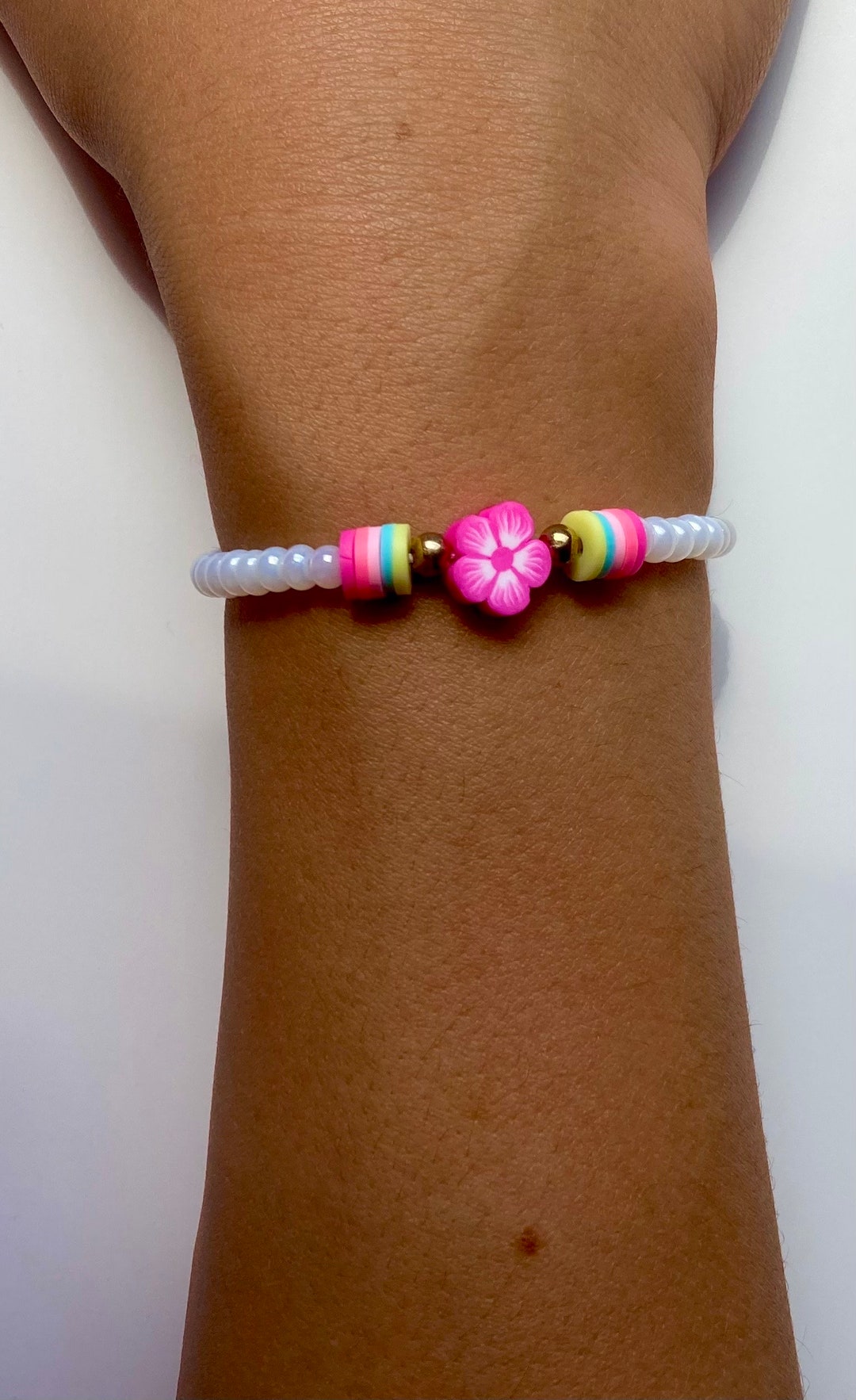 Hawaiian Flower Bracelet Etsy