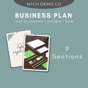 Comprehensive Business Plan Template - Editable and Professional Document for Entrepreneurs and Startups