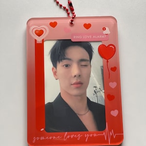 Inspired by k-drama and webtoon Love Alarm Acrylic Photocard Holder
