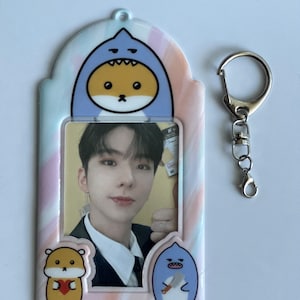 Soporte para tarjetas fotográficas de PVC Hamsangyi de KPOP Monsta X Kihyun