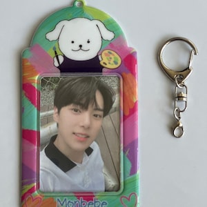 KPOP Monsta X Minhyuk&#39;s Meongko PVC Photocard Holder (&#39;Painter&#39; Edition)