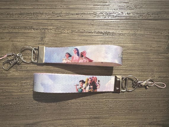 Kpop Demon Hunters Wristlet Keychain Lanyard Lighstick Strap HUNTR