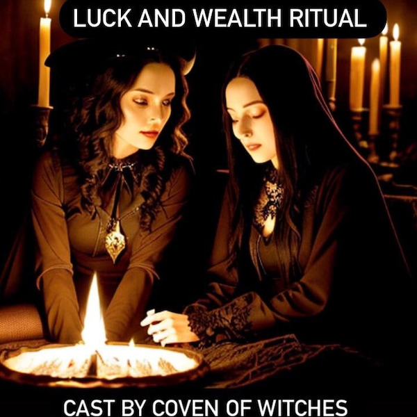Powerful luck wealth success money spell casting same day cast by three witches powerful sigil art