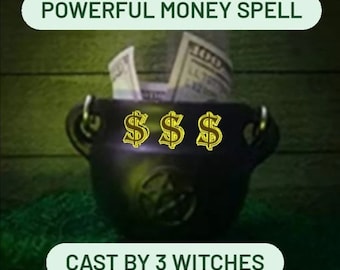Powerful abundance money ritual sigil tangible art with intention cast by three witches for you instantly luck prosperity tarot divination