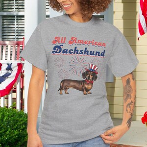 Dachshund 4Th Of July Shirt Funny, Merica Patriotic Dachshund Shirt, Dog Mama Independence Day Shirt, Wiener Dog, Express Shipping Available