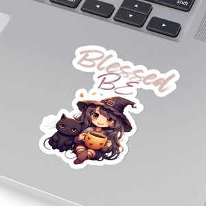 Blessed Be Sticker, Witch Sticker, Wicca Sticker, Autumn, Fall Gift, Halloween Gift, Pumpkin Spice, Fall Vibes, Wiccan Gift, Samhain Gift