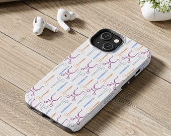 Surgical Instruments iPhone 14 Case: OR Nurse Gift