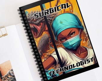 Surg Tech Anime Notebook: Kaiju Manga Style