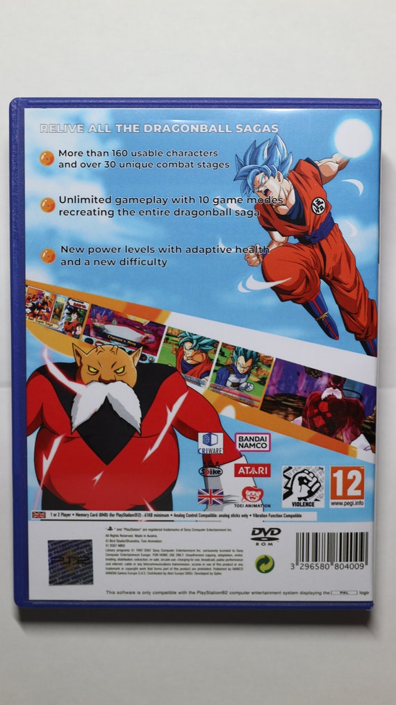 Dragon Ball Z: Budokai Tenkaichi 3 Wii Back cover