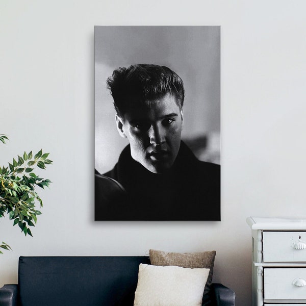 Elvis Presley Canvas, Elvis Presley Canvas Wall Art, Elvis Presley Canvas Ready to Hang, Elvis Presley Poster Print