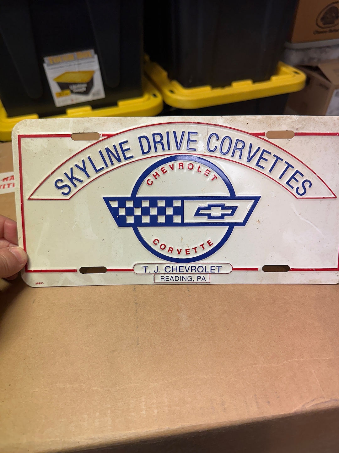 Skyline Drive Corvettes License Plate Etsy