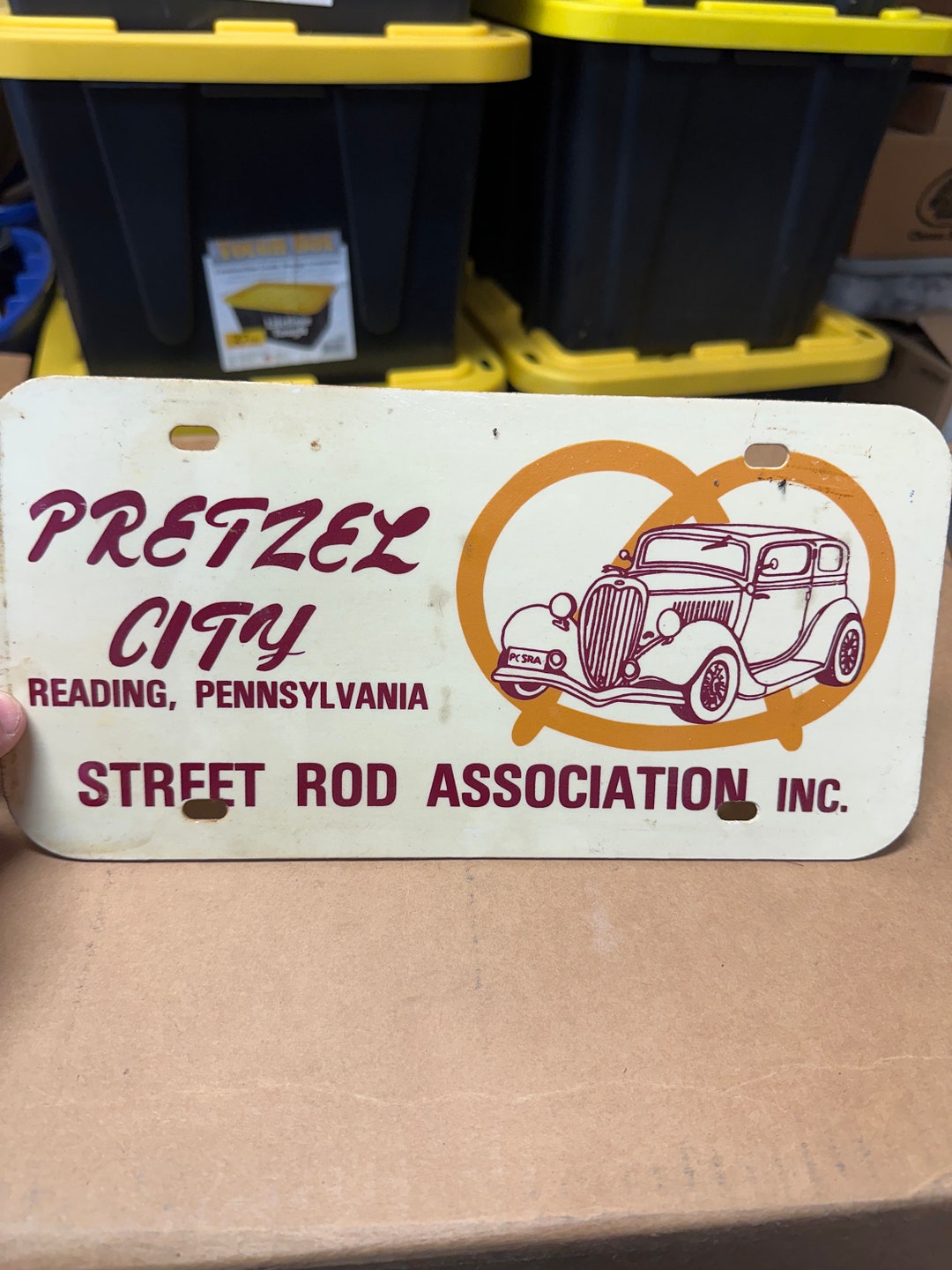 Pretzel City Street Rod License Plate Etsy