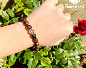 Natural Agarwood Bracelet | Silver Charm, Fengshui Jewelry