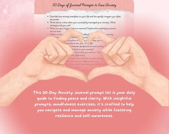 30 Days of Anxiety-Relief Journal Prompts | Calm Your Mind & Reduce Stress