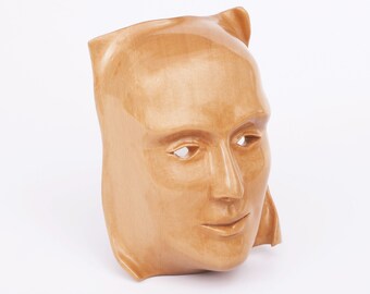 Erestor Masquette Sculpted in Huon Pine