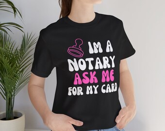 Funny Notary Public T-Shirt: Loan Signing Agent Gift