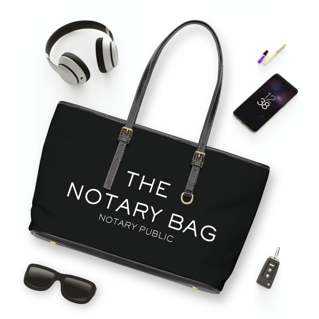 Notary Public Shoulder Bag Notary Bag Loan Signing Agent Etsy