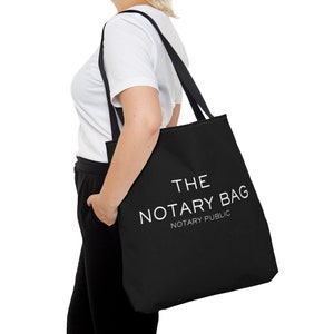 Notary Public Tote Bag, Notary Bag, Loan Signing Agent Bag, Notary Signing agent, Notary tools, Notary items, Notary Must Have, Notary Case