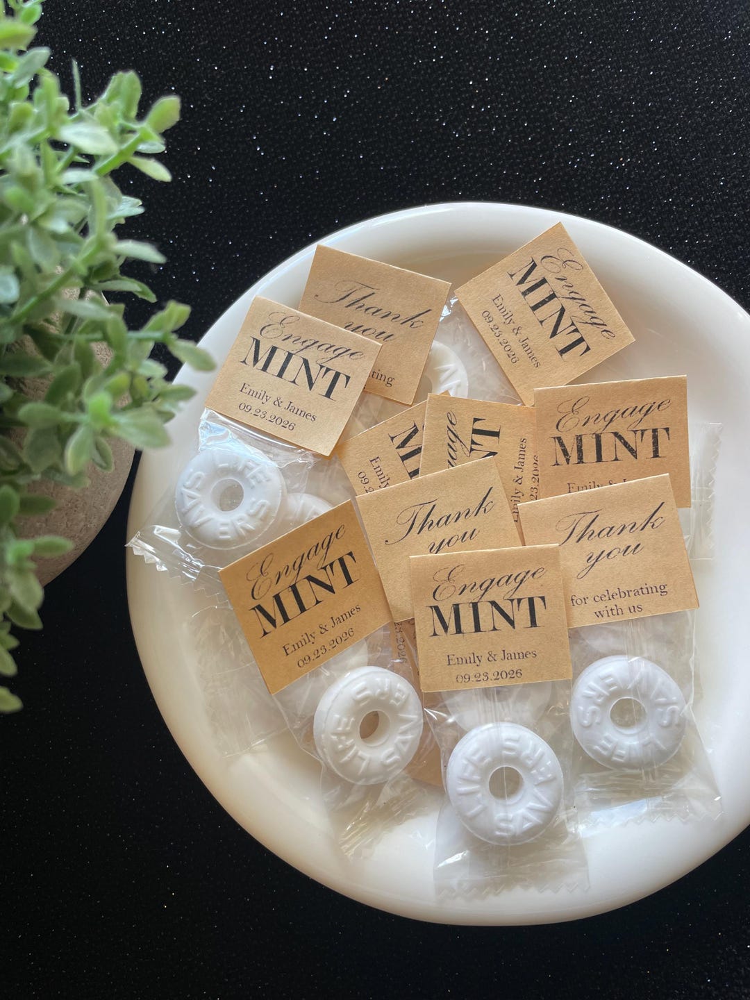 50pcs Mint to Be Wedding Favors, Personalized Wedding Mints, Custom ...