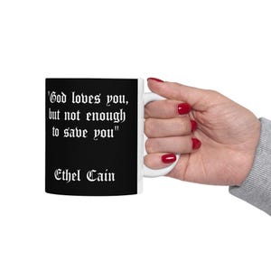 Ethel Cain Lyrics Ceramic Mug: Rock Music Fan Gift