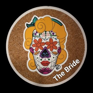Sugar skull bride sticker