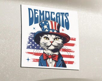 Democats Car Magnet,