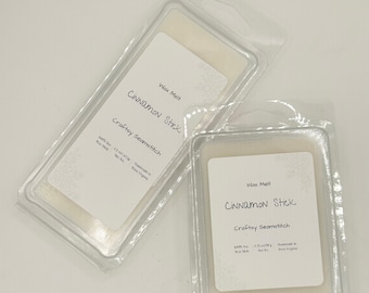 Hand-poured Cinnamon Stick Wax Melts, Warm Spice Scent