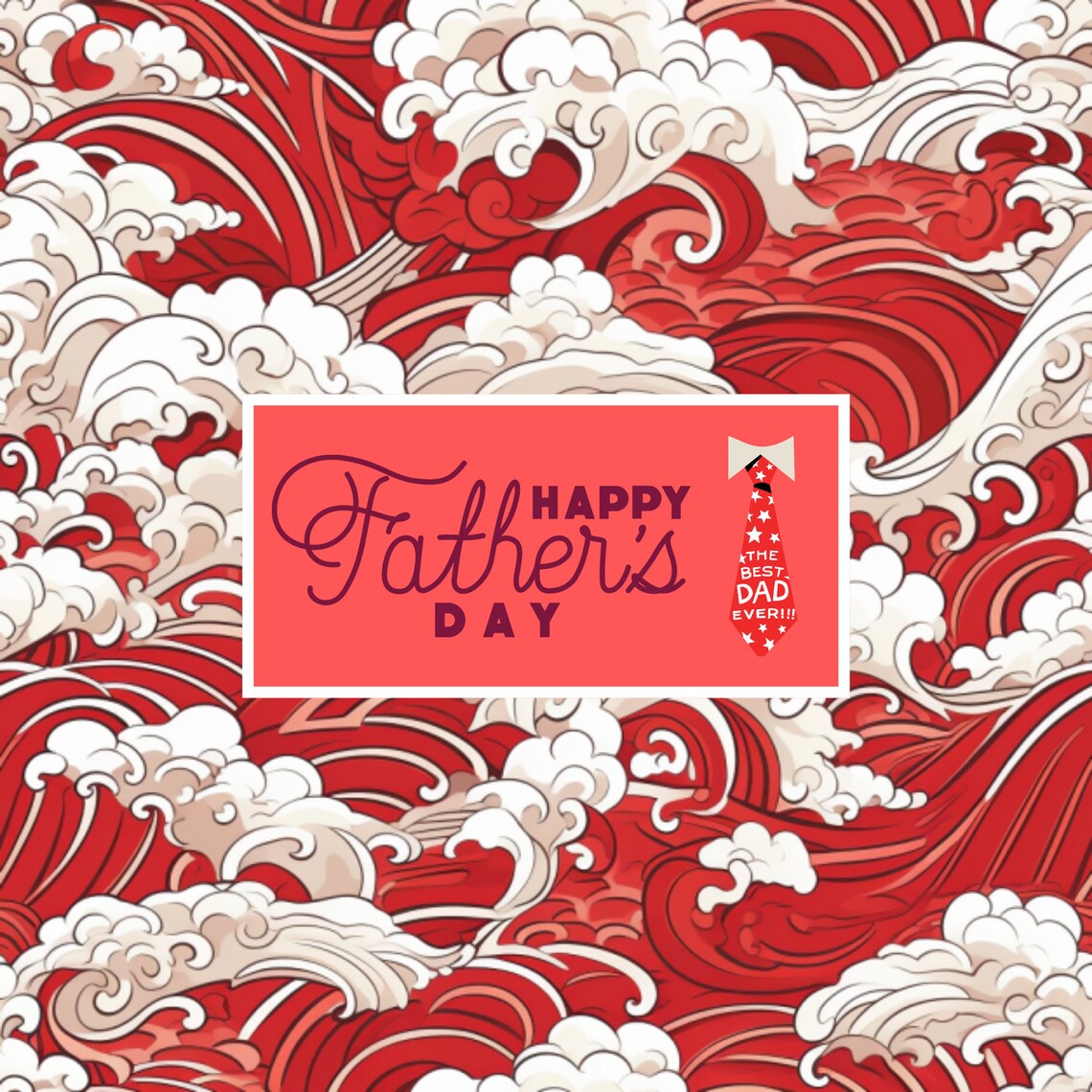 Japanese-style Waves Digital Paper - Seamless Japanese Style Waves ...