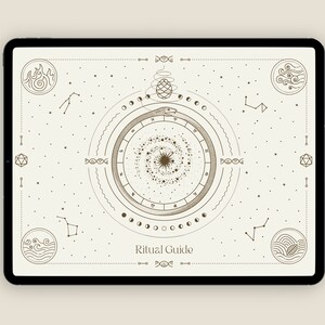 Printable Ritual Guide: Sabbats, Moon Phases, Book of Shadows (digital ...