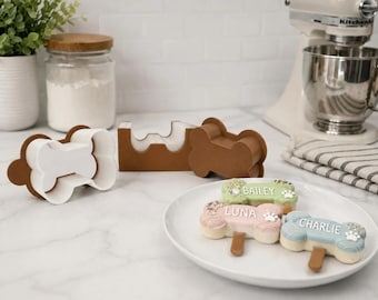 Dog Bone Cake Pop Mold | Cake Pop Press and Popper | Bone Shaped Treat Mold | Baking Tool | Fondant and Cookie Dough Mold