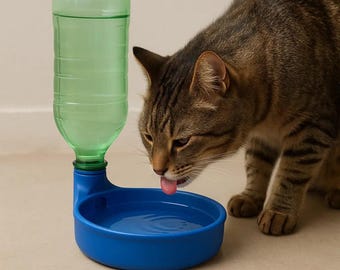 Pet Water Dispenser – Self-Filling Bowl for Cats & Small Dogs