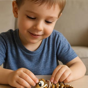 Articulated Flexi Gecko Buddy – Articulated Fidget Toy for Kids & Reptile Lovers