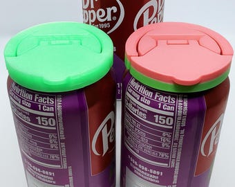 Colorful Reusable Soda Can Covers - Beverage Protectors for Regular Cans