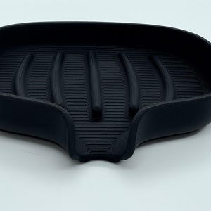 Large Self-Draining Leaf Soap Dish: Quick-Dry, Modern Bathroom Accessory for Kitchen and Shower