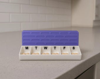 Brick Texture Slim Pill Case