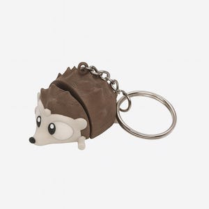 Articulated Flexi Hedgehog Keychain – Articulated 3D Printed Animal Fidget Toy