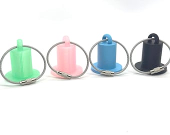Coban Tape Holder for Nurses – 1" Medical Tape Dispenser with Steel Key Ring | EMS, Paramedic, Phlebotomist, Nurse Badge Accessory