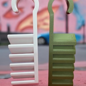 Over-the-Rod Belt and Accessory Organizer – Space-Saving Closet Hanger