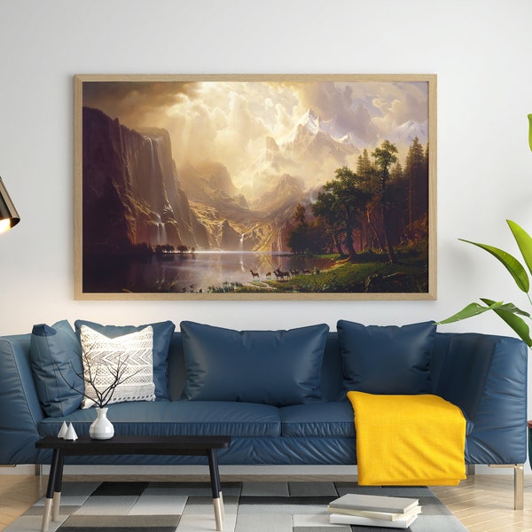 Landscape Painting, Middle Earth Poster, Middle Earth Wall Art, Middle Earth Painting, Landscape Poster, Landscape Wall Art, Seaside Poster