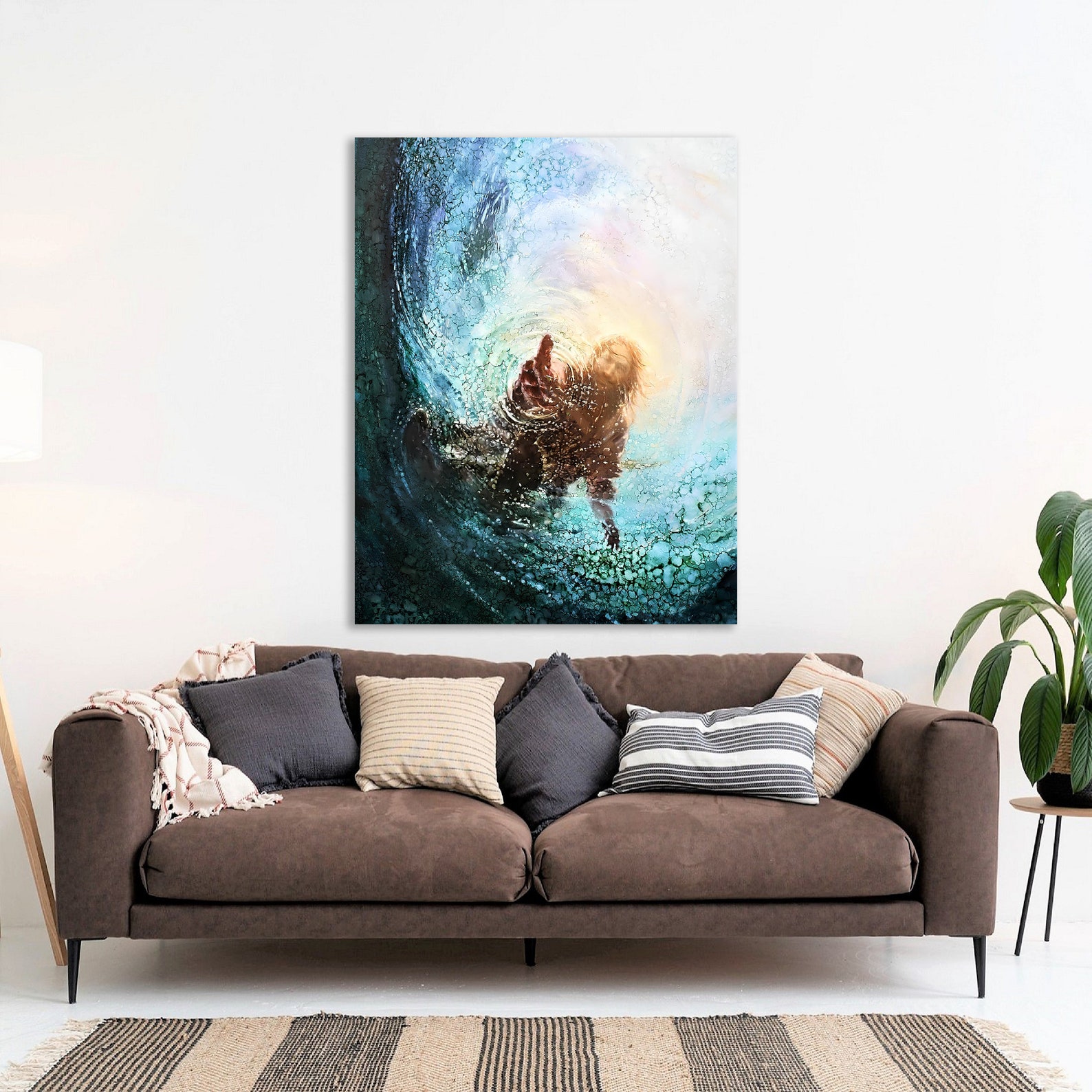 Jesus Wall Art, Jesus Art, God Wall Art, Jesus Canvas Print, Jesus