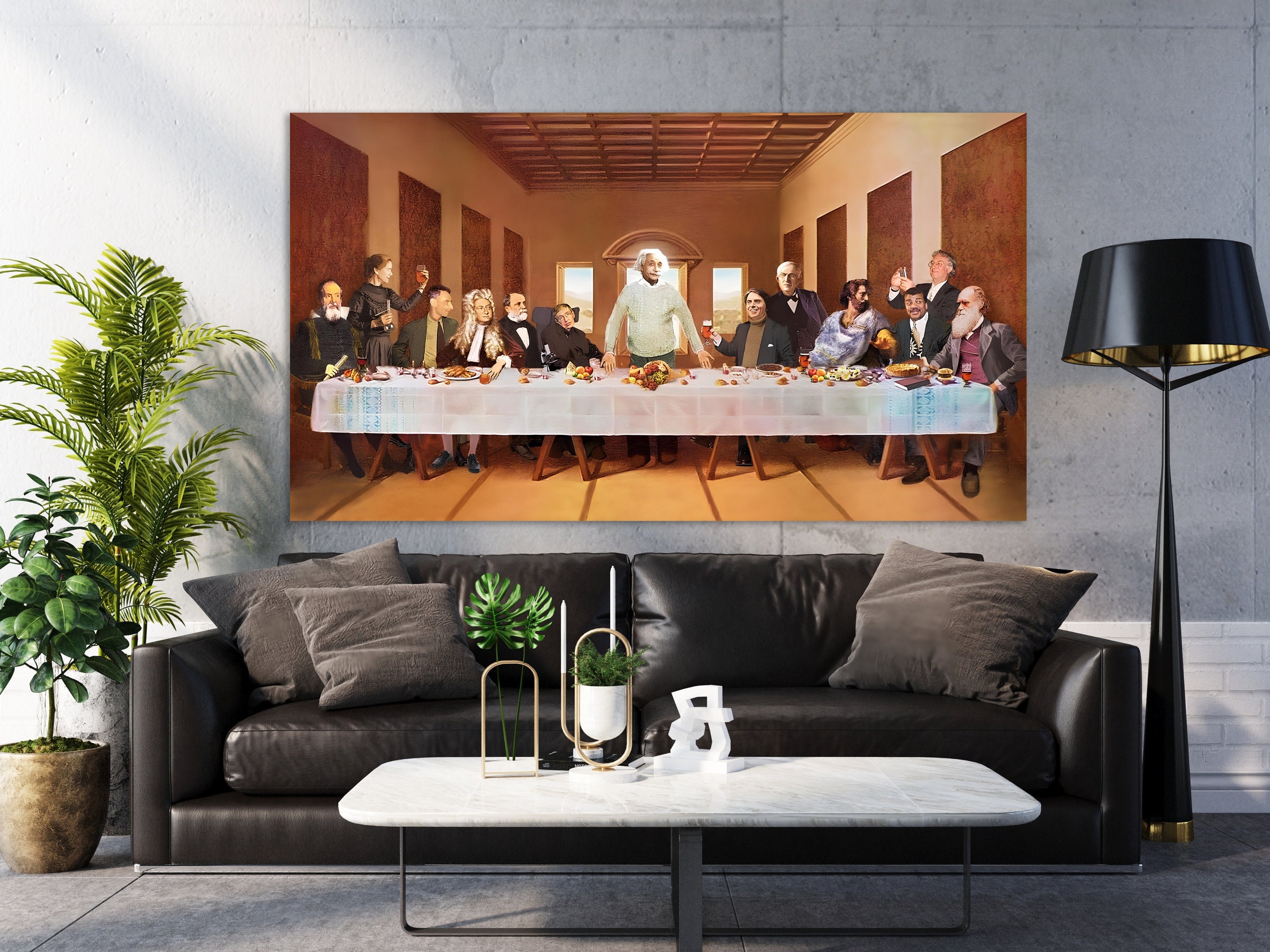 The Last Supper, Last Supper Parody, Last Supper Print, Famous Painting