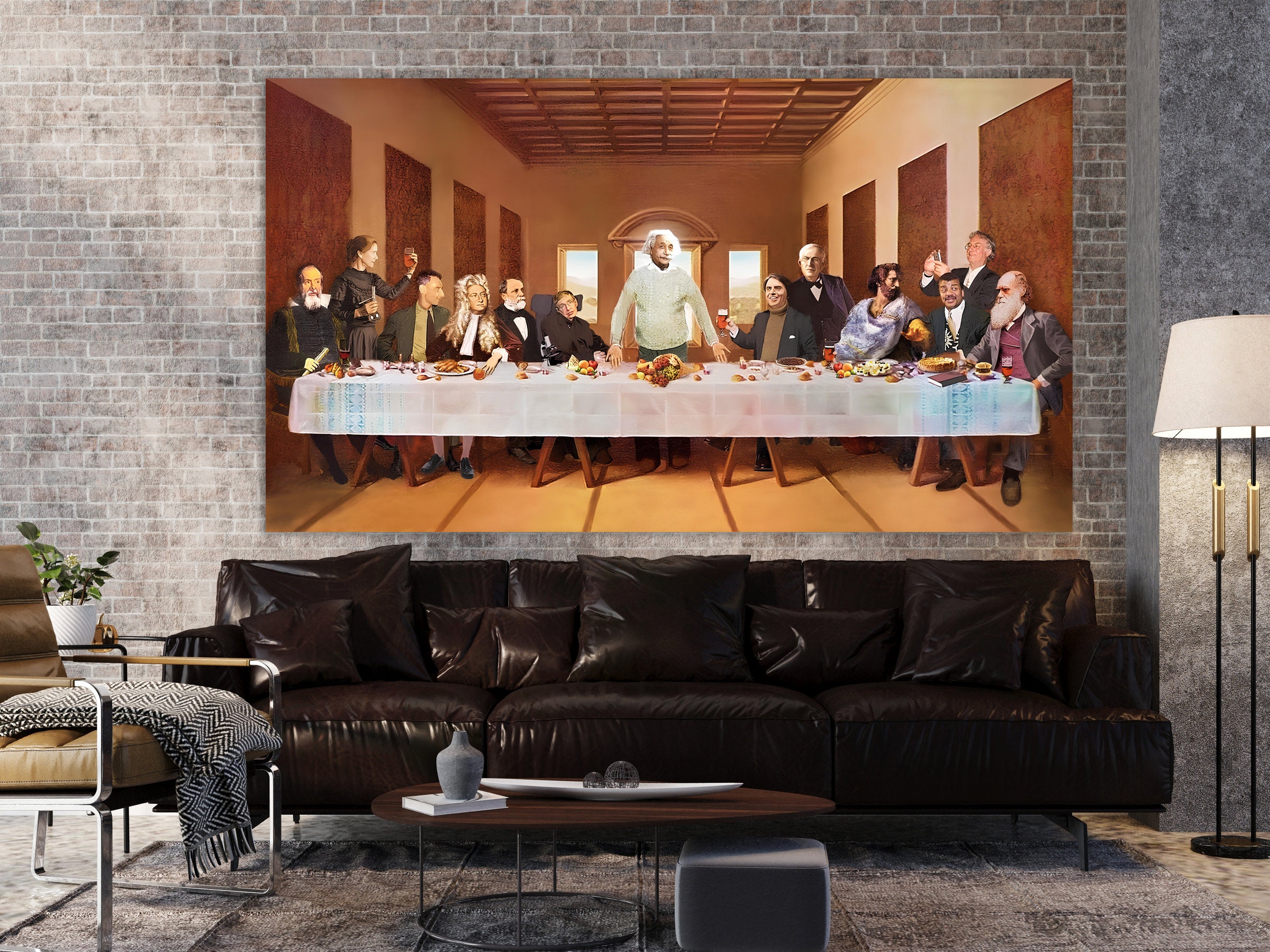 The Last Supper, Last Supper Parody, Last Supper Print, Famous Painting