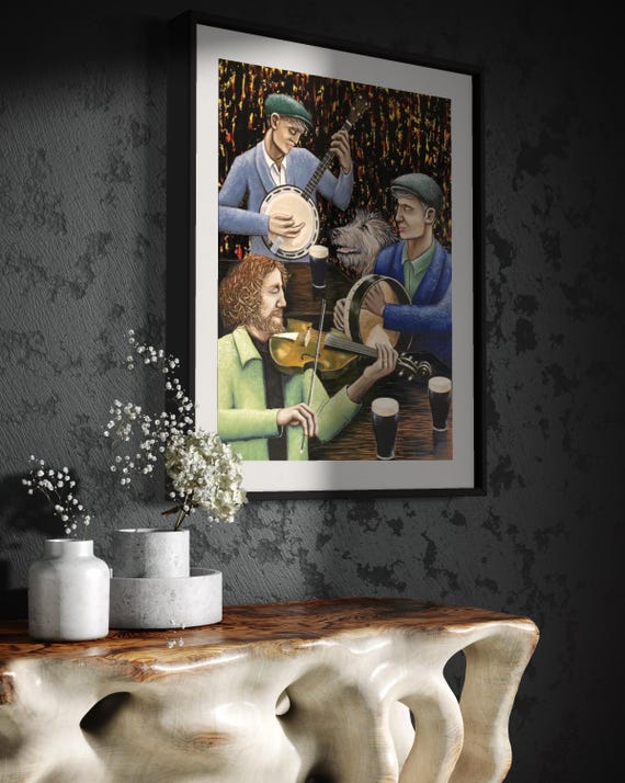 アート・デザイン・音楽 The Irish Light: A Collection of Landsca Original Traditional Irish Music Set Art Print - Trad