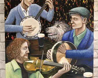 アート・デザイン・音楽 The Irish Light: A Collection of Landsca Original Traditional Irish Music Set Art Print - Trad