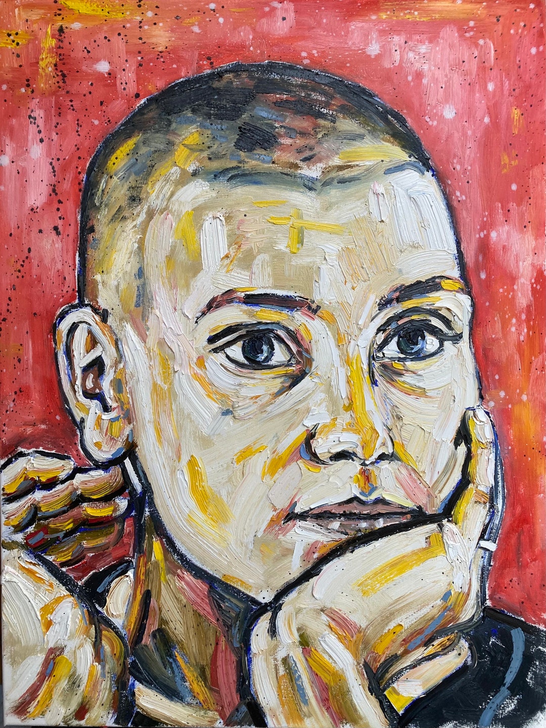 Singer-Sinead O'Connor Kunstposter 20x30cm - Leinwand Druck Wanddekoration
