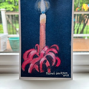 Homemade Art Print- Candle