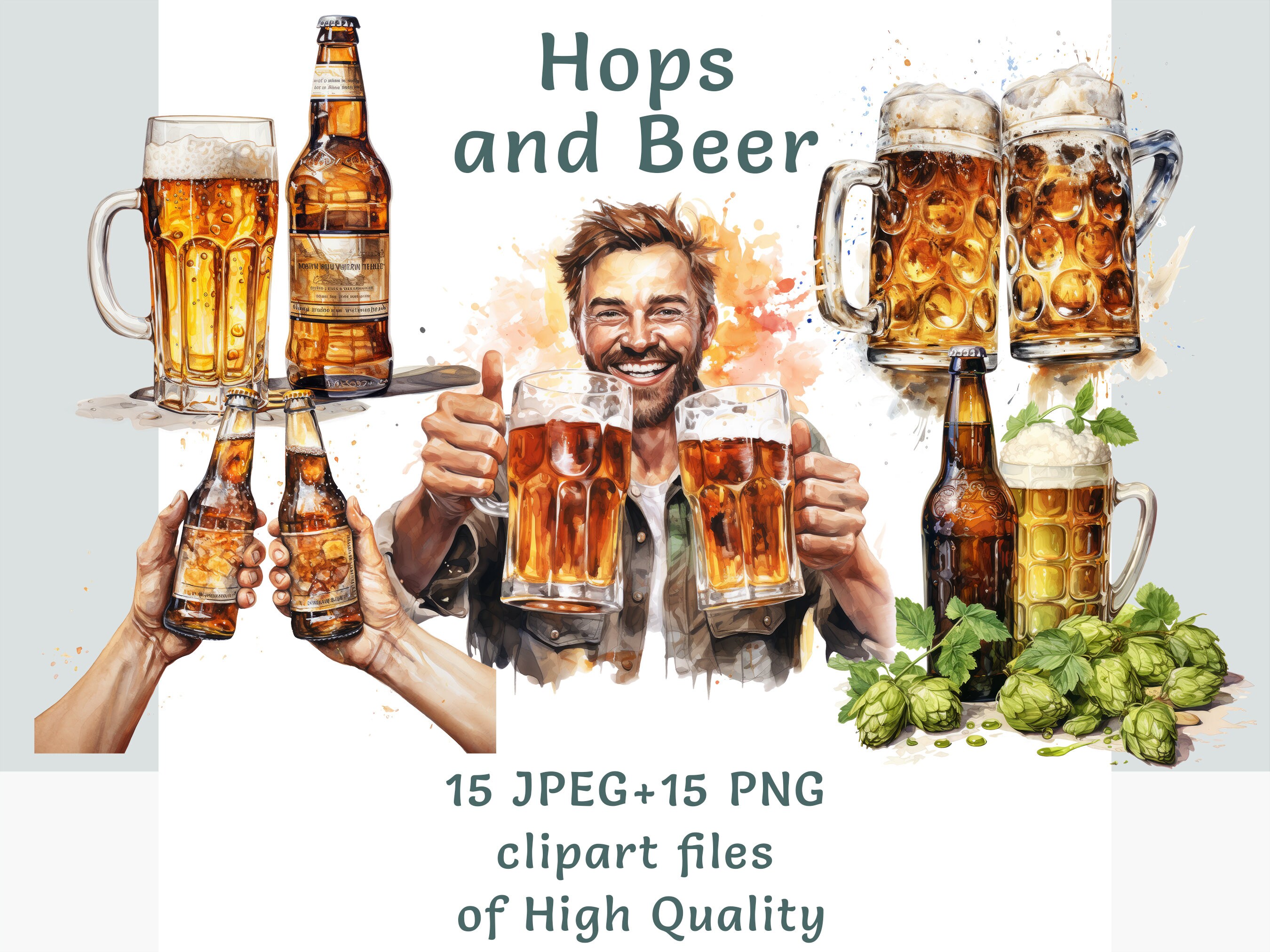 Chope De Bière Avec De La Bière Légère Et De La Mousse Illustration  Multicolore Vectorielle Dessinée à La Main
